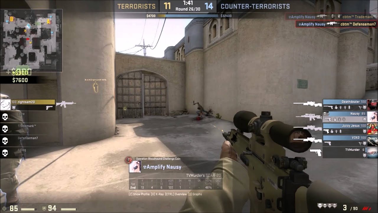 CS:GO Auto Sniper Ace // no hax i promise