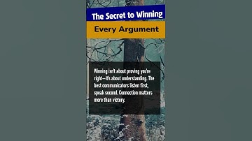 The Secret to Winning Every Argument #communicationskills