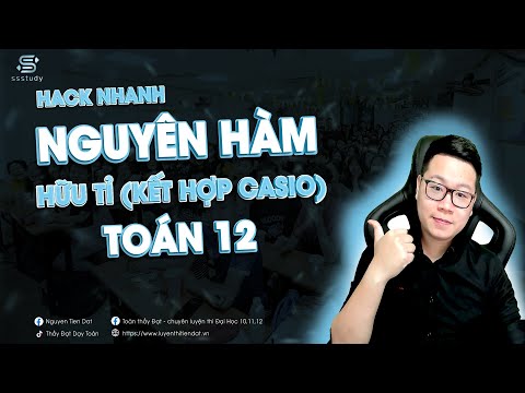 Video Nguyên Hàm Hữu Tỉ - Kết hợp CASIO (Dạng phân số) -... - youtube