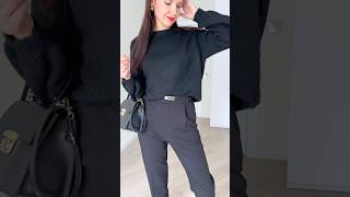Outfit Ideas Total Black .Indress.lt