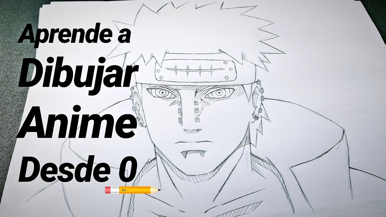 como DIBUJAR ANIME FÁCIL Paso a Paso (Dibujando a Pain) - YouTube