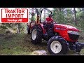 Branson 3625R med Kranman T4500 vagn Traktorimport Sverige AB