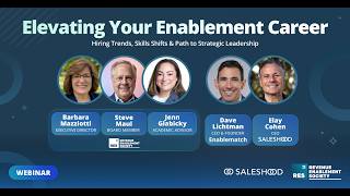 Elevating Your Career hosted by SalesHood + Revenue Enablement Society