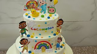 cocomelon cake  new birthday cake bnana sikhe@Akashkumarsencakechef