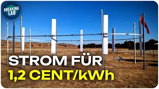 Neue Windkrafttechnologie 70% Günstiger