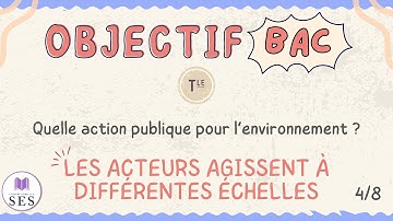 [BAC] Cours Environnement - Les acteurs agissent à différentes échelles