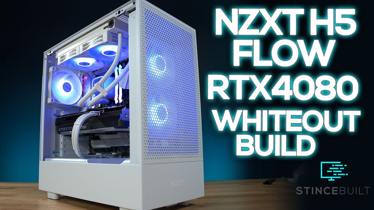Whiteout PC NZXT H5 Flow w/ RTX 4080 + 13700k - Toffeestv 