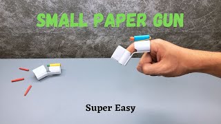 Make a Paper finger gun | Diy mini paper gun | Origami simple paper gun