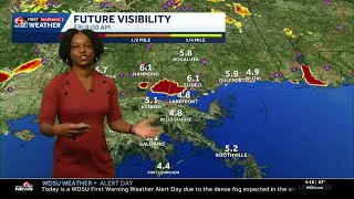 Alert Day: More patchy dense fog Friday morning across Southeast Louisiana