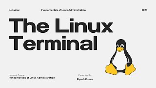 2. The Linux Terminal