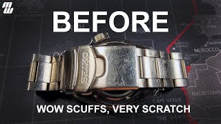 Refinishing Ben's VERY scratched up Seiko SBSA011 Mod by minitwatch 5,665 views 1 year ago 7 minutes, 33 seconds