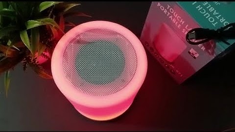 touch lamp portable speaker unboxing and review, portable speaker price 499,speaker sound test