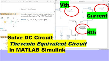 Thevenin Equivalent Circuit Simulation in MATLAB Simulink