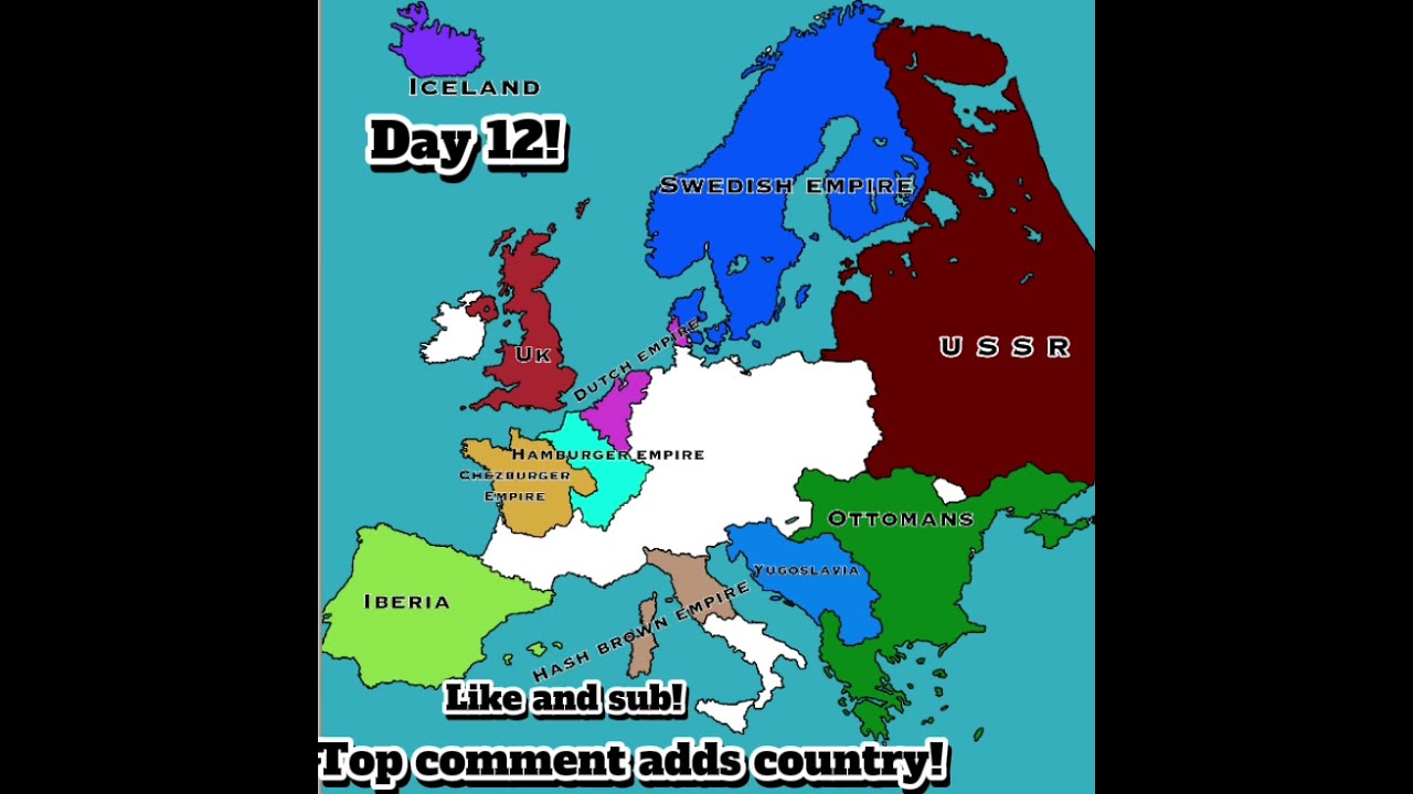 カントリー country 100枚まとめて Day 12! Top comment adds country! - YouTube