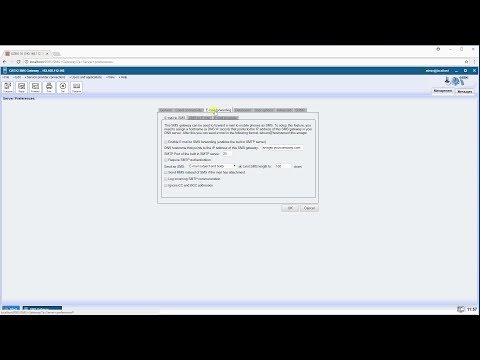 Send SMS by Built in SMTP server