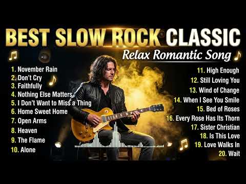 Best Classic Slow Rock Songs of All Time ❤️ Ultimate Rock Playlist