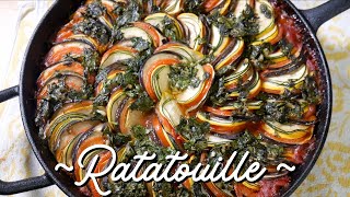 Ratatouille| Vegetarian |Tasty's Ratatouille| Eggplant, Tomatoes, Zucchini \& Squash