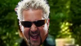 All Star but it is only Steve, Guy Fieri (as Mystery Men), and a dog