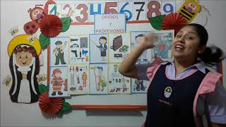OFICIOS Y PROFESIONES, para niños de 5 años, nivel inicial.