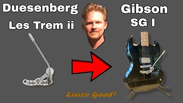 🎸 Duesenberg Les Trem II Review & Demo | Installed on a 1990s Gibson SG ONE 🎸
