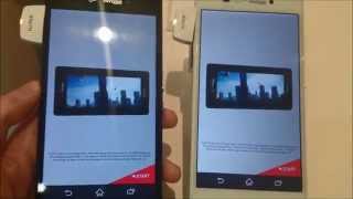 Sony Xperia Z3v White and Black Colors