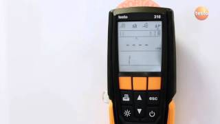 testo 310 - 4. Измерение тяги и давления testo 310 - 4. Измерение тяги и давления