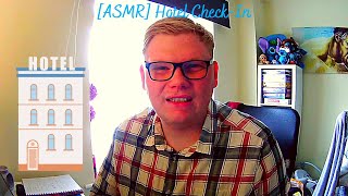 [ASMR] Hotel Check-In Roleplay soft spoken with typing, writing and more! screenshot 4