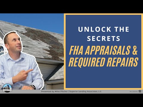 ვიდეო: შეამოწმებს თუ არა FHA სესხის შემფასებელი გარე შენობებს?