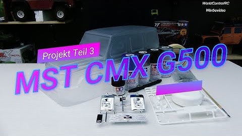 MST CMX G Klasse Karosserie lackieren 🔥💯🔥