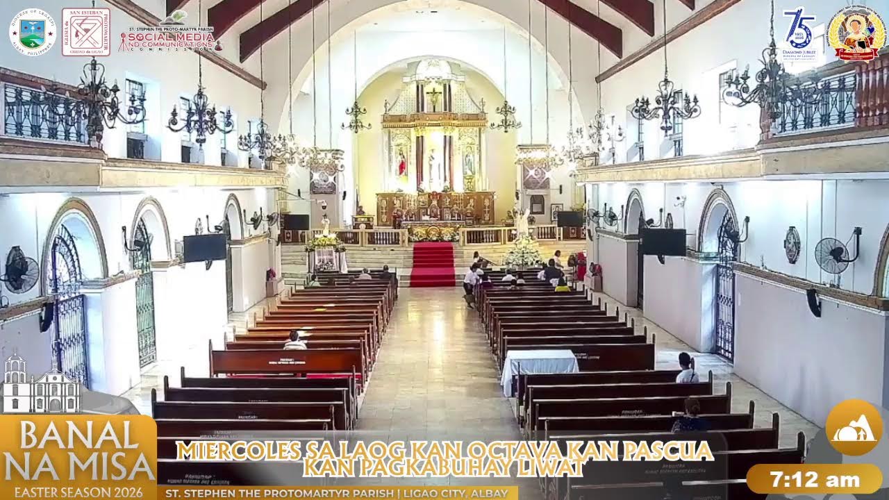 Holy Mass | MIERCOLES SA LAOG KAN OCTAVA KAN PASCUA KAN PAGKABUHAY LIWAT