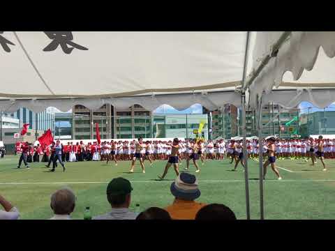 ２０１８　体育祭 ブロック対抗パフォーマンス　赤
