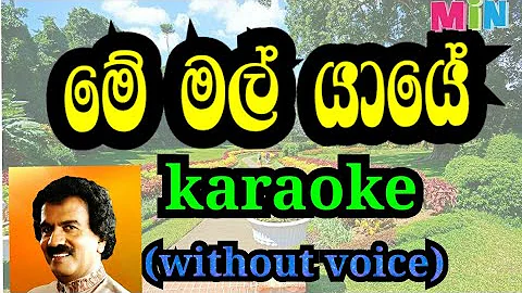 me mal yaye karaoke (without voice)මේ මල් යායේ...