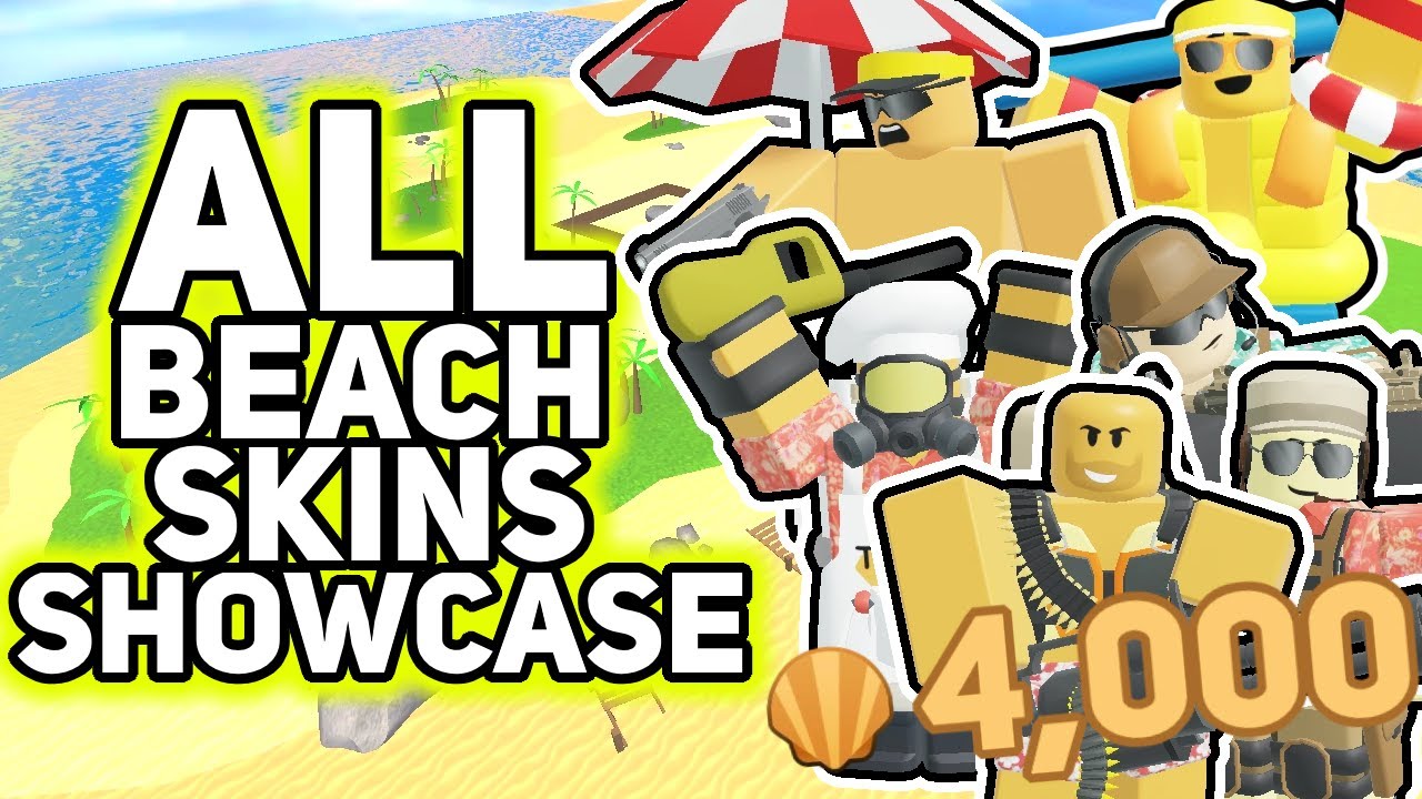 ALL NEW SUMMER SKINS in Roblox Tower Defense Simulator (TDS) 