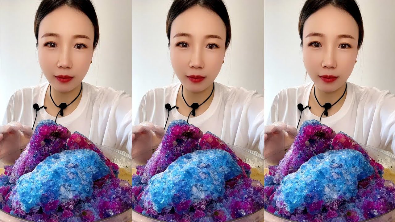ASMR SHAVED ICE EATING 