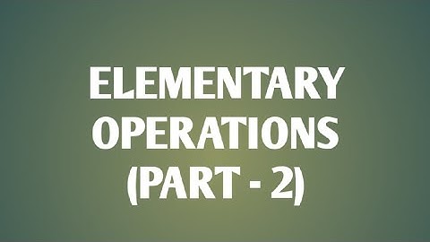 MATRICES ELEMENTARY OPERATIONS || exercise 3.4 || PART-2 || CLASS - 12 || NCERT || #MATHS_VERSE