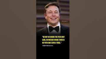 Do not go where the path may lead, go instead where there is no path and leave a trail #wiseman