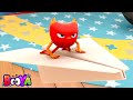 Booya | могутній червоний | відео для дітей | мультфільм | анімація