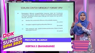 Sukses Spm 2021 Pecutan Sejarah Kertas 2 Bahagian B R Youtube