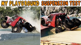 New Cars Suspension Test #7. MY PLAYGROUND. BeamNG drive