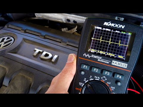 Multimeter and oscilloscope car diagnosis - KKM828 review