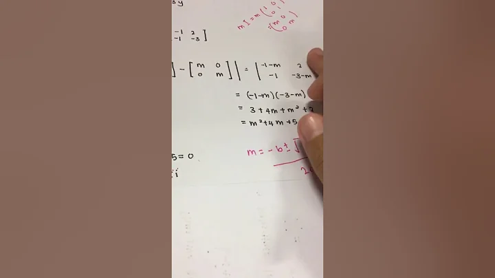 complex eigenvalues differential equations