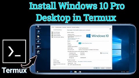Run Full Windows 10 on Android Without Root Using Termux & VNC! 🔥