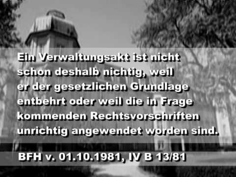 New Update Unrechtsprechung des Bundesfinanzhof aus dem Jahr 1981