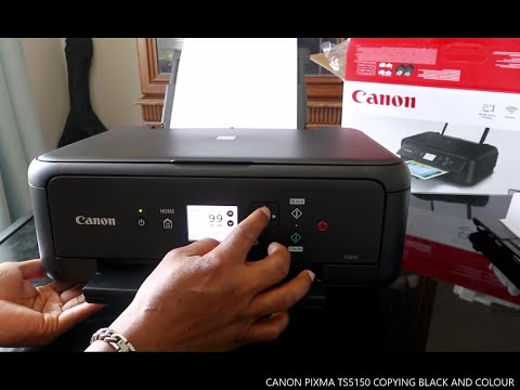 CANON PIXMA TS5150 COPYING BLACK AND COLOUR