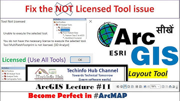 ArcGIS Tutorial 11: Fix Tool NOT Licensed issue or Unable to Execute selected tool issue.