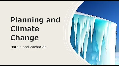 Planning and climate change