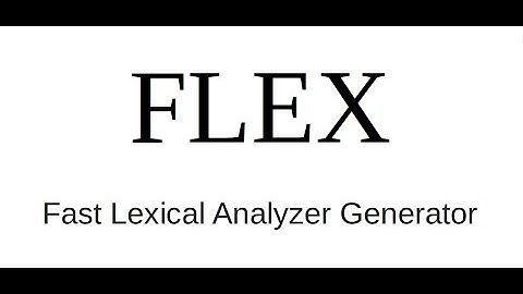 Flex tutorial: Installation and basic program