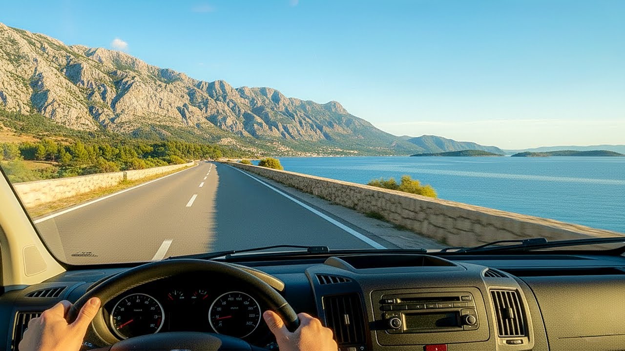 Croatia's Coastal Highway Driving Tour to Senj 2025