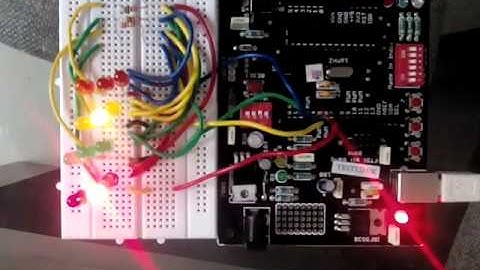 Charlieplexed LEDs - Arduino