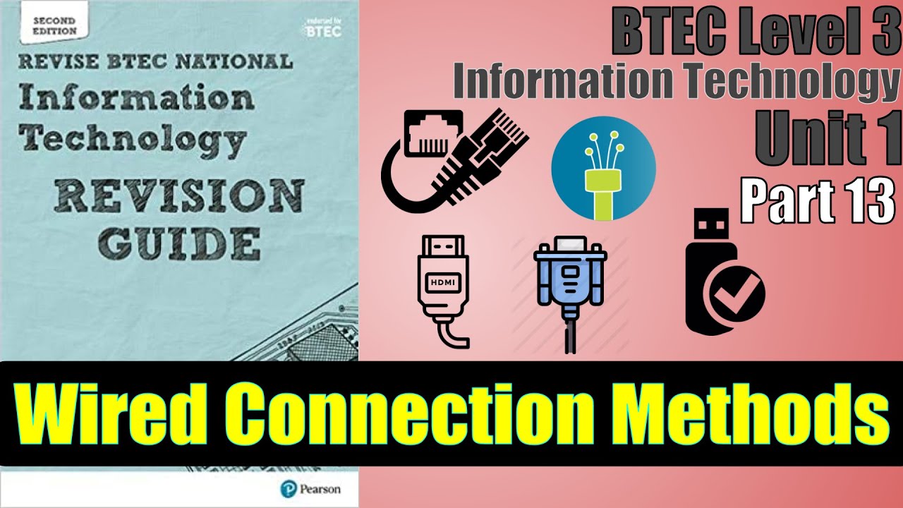 BTEC Level 3 IT - P13 - Wired Connection Methods